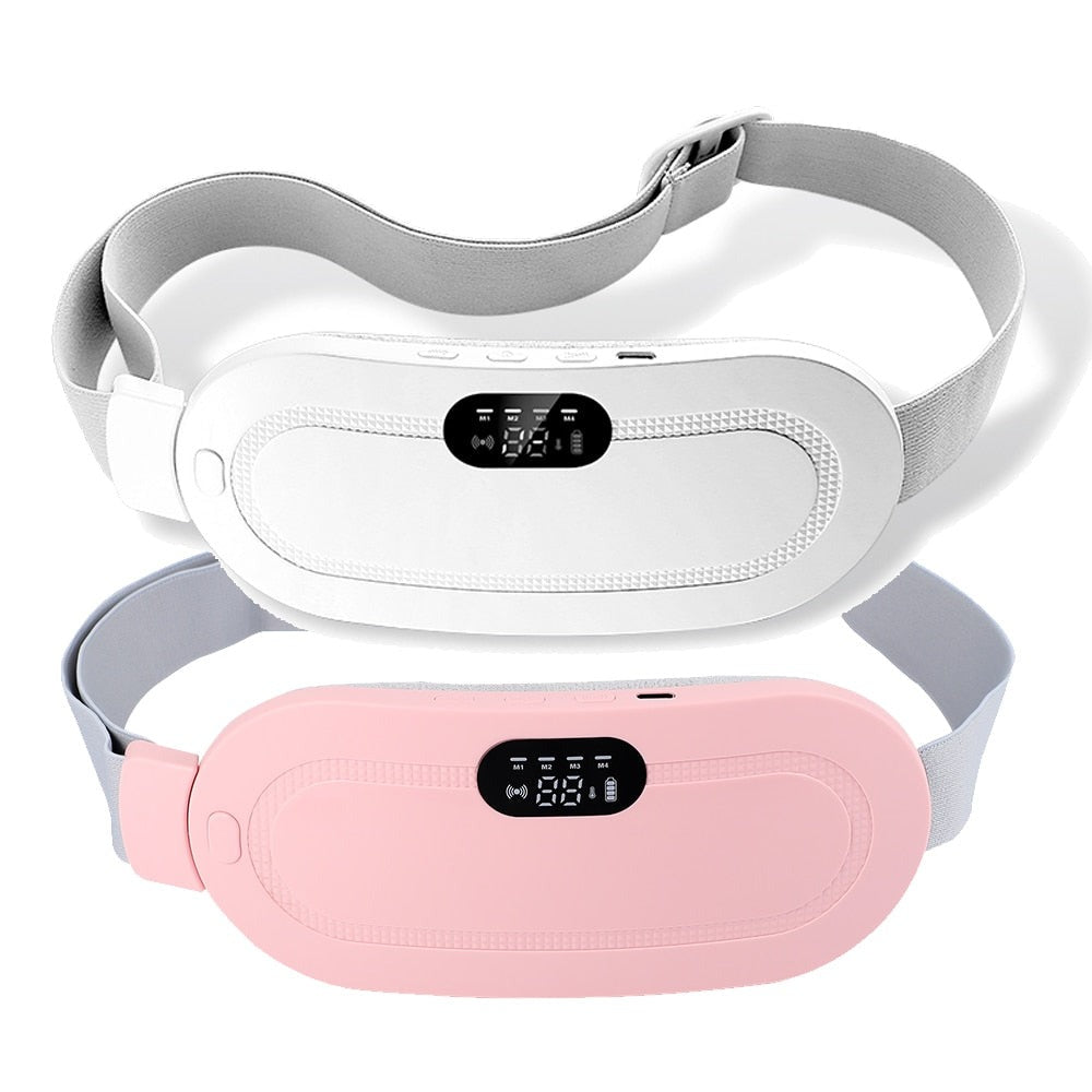 Almohadilla De Masaje Calefactora y Vibratoria Para Alivio de Cólicos Menstruales