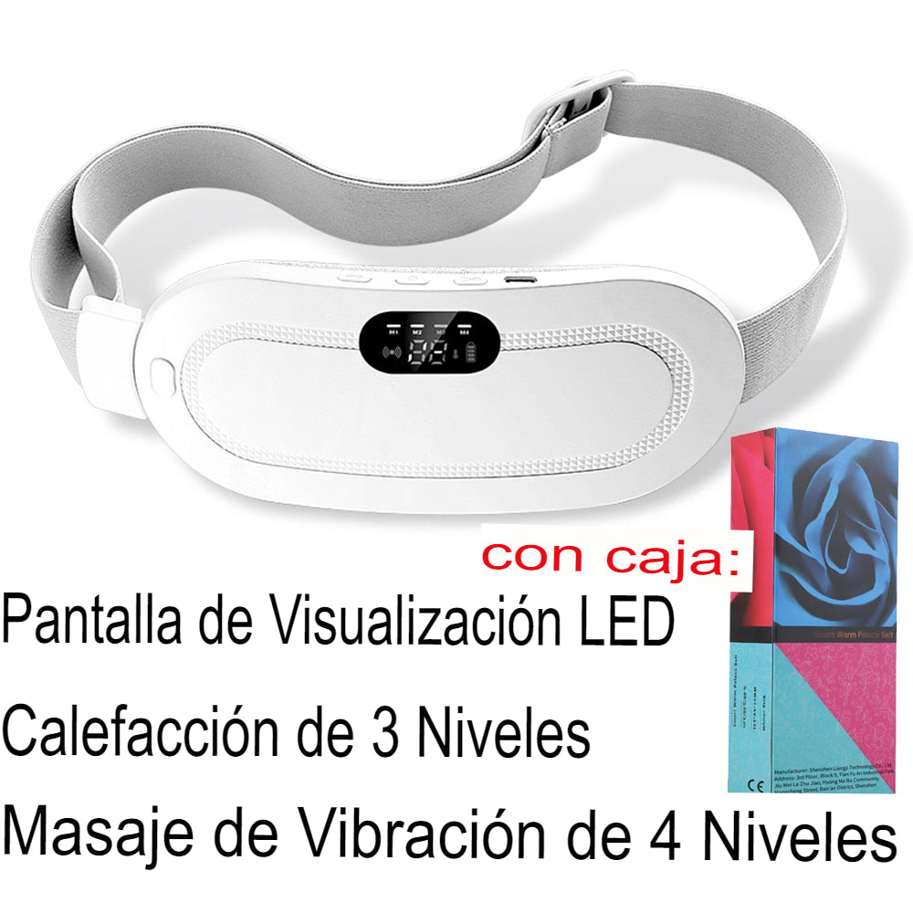 Almohadilla De Masaje Calefactora y Vibratoria Para Alivio de Cólicos Menstruales