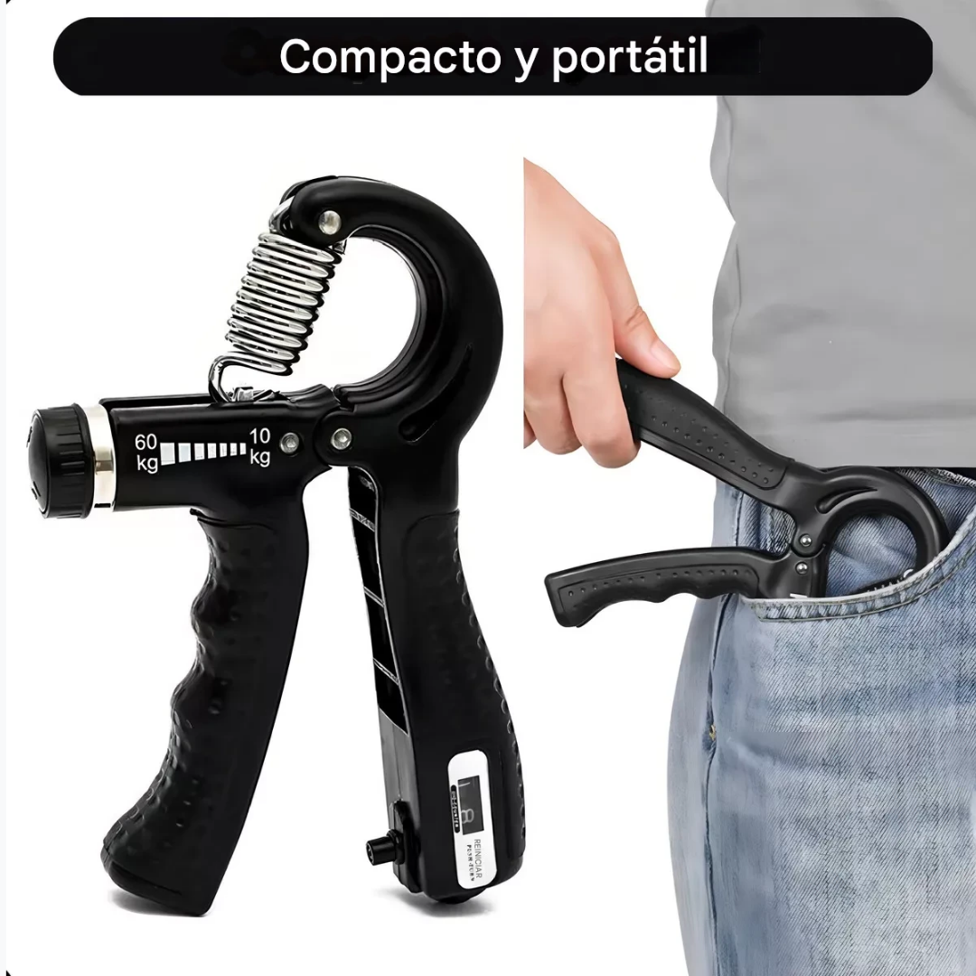 Flexor Force Hand Grip - Ejercitador de Manos y Antebrazos Ajustable