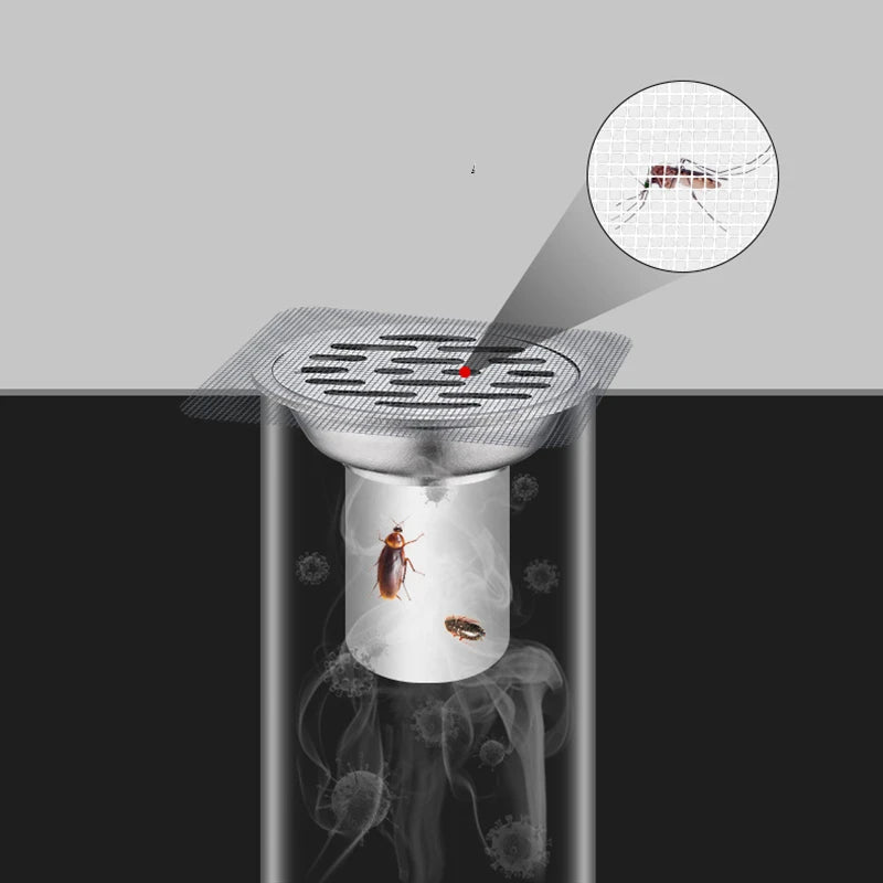 Filtro Adhesivo para Desagüe de Ducha Antiatascos – Pack de 20 Parches Atrapa Pelos