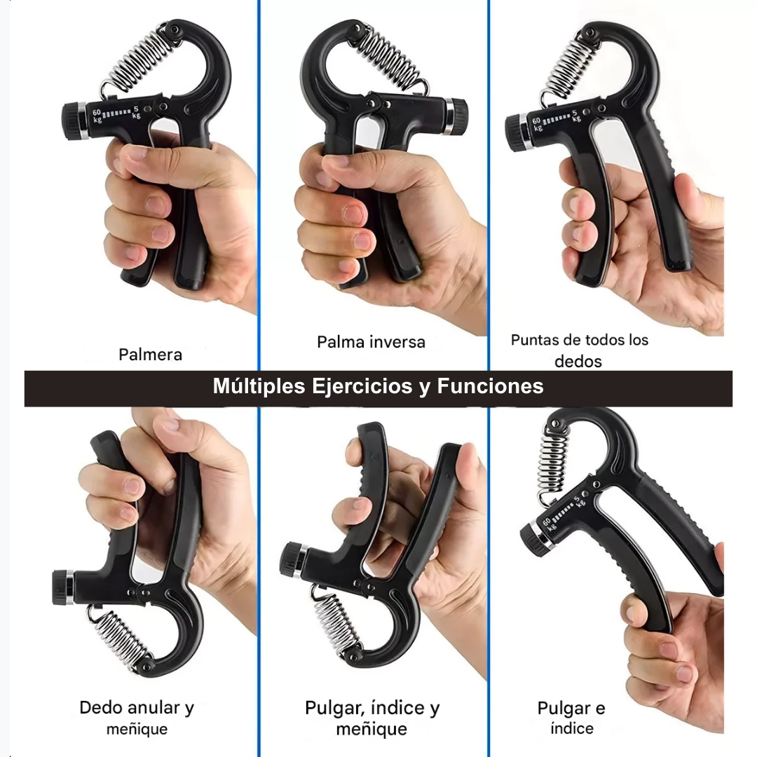 Flexor Force Hand Grip - Ejercitador de Manos y Antebrazos Ajustable