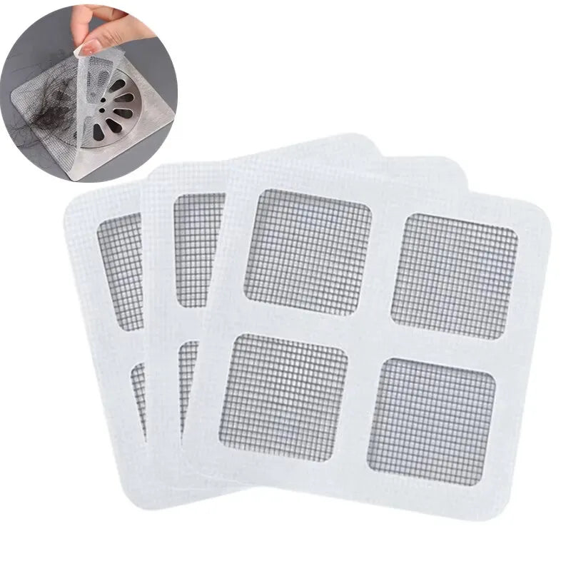 Filtro Adhesivo para Desagüe de Ducha Antiatascos – Pack de 20 Parches Atrapa Pelos