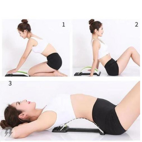 Masajeador de Lumbar y Espalda Magnético Ajustable, Yoga y Fitness