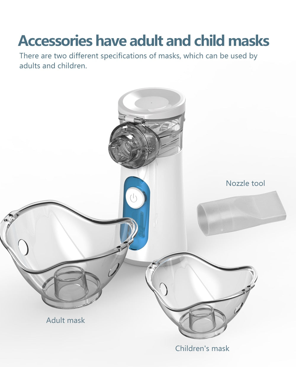 Humidificador / Atomizador Portátil de Uso Personal Silencioso y Práctico Para Niños Y Adultos