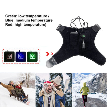 Hombrera Ajustable con Calor y Función de Masaje