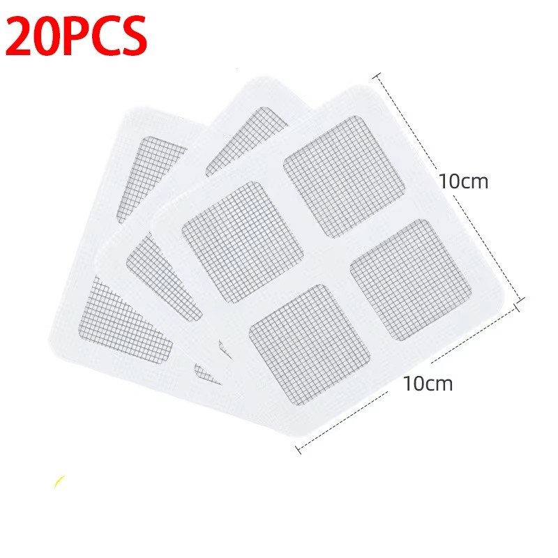 Filtro Adhesivo para Desagüe de Ducha Antiatascos – Pack de 20 Parches Atrapa Pelos