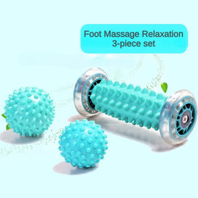 Rodillo Ergonómico Masajeador de Pies y Bolas de Masage
