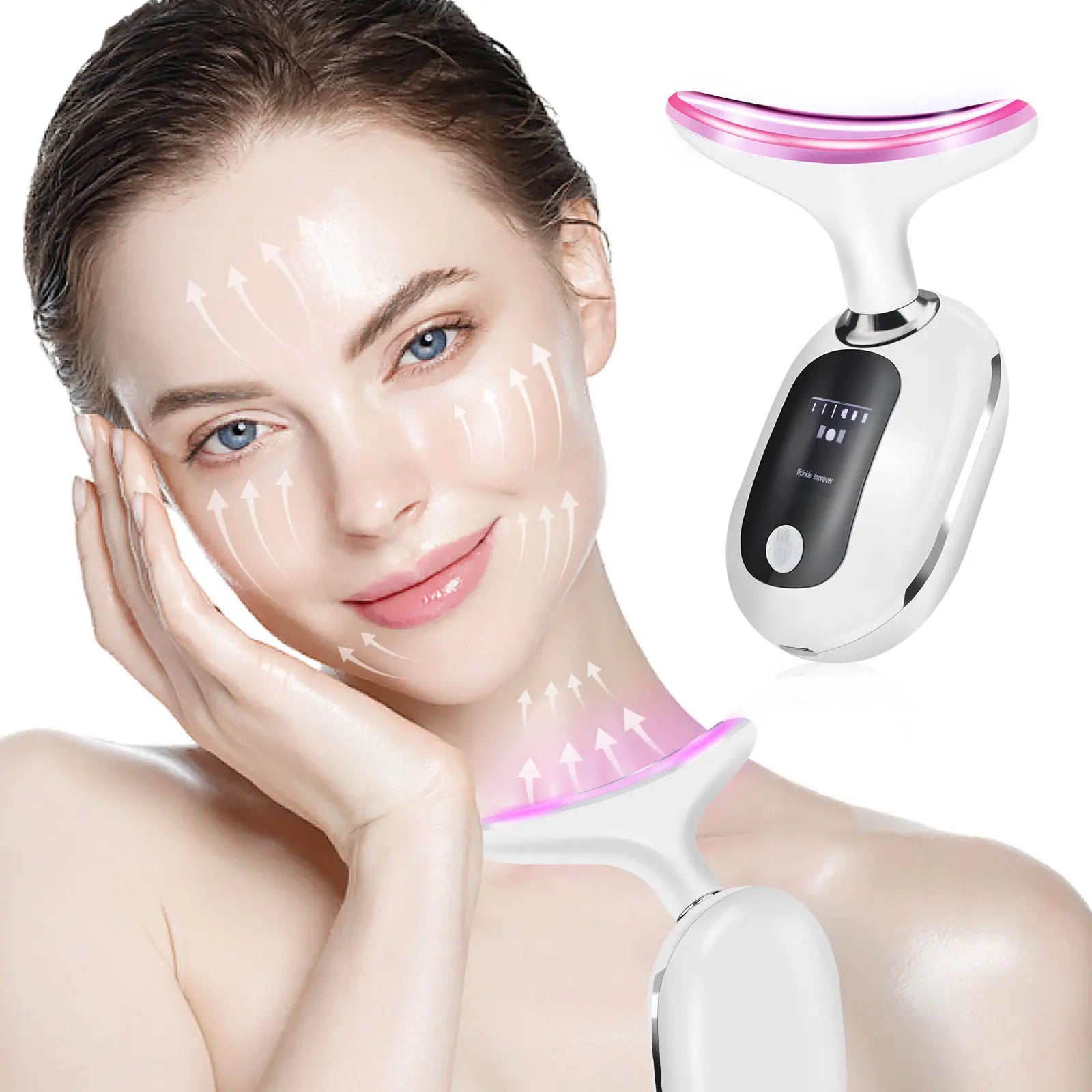 Masajeador Facial y de Cuello: Redefine tu Piel con Terapia EMS y LED