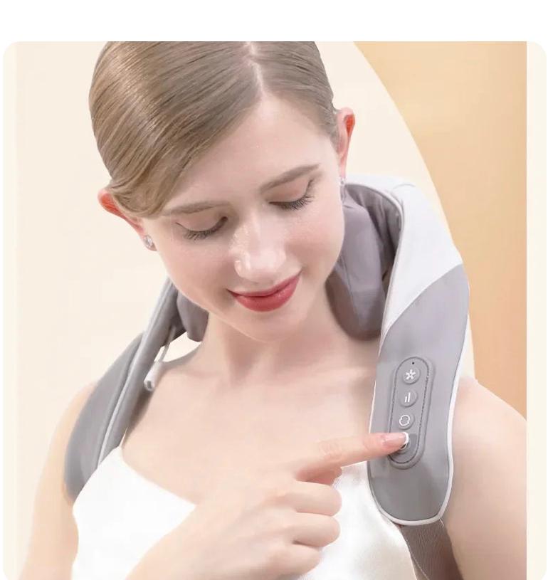 Masajeador Automático Inalámbrico para Cuello y Hombros