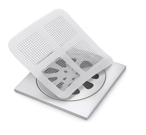 Filtro Adhesivo para Desagüe de Ducha Antiatascos – Pack de 20 Parches Atrapa Pelos