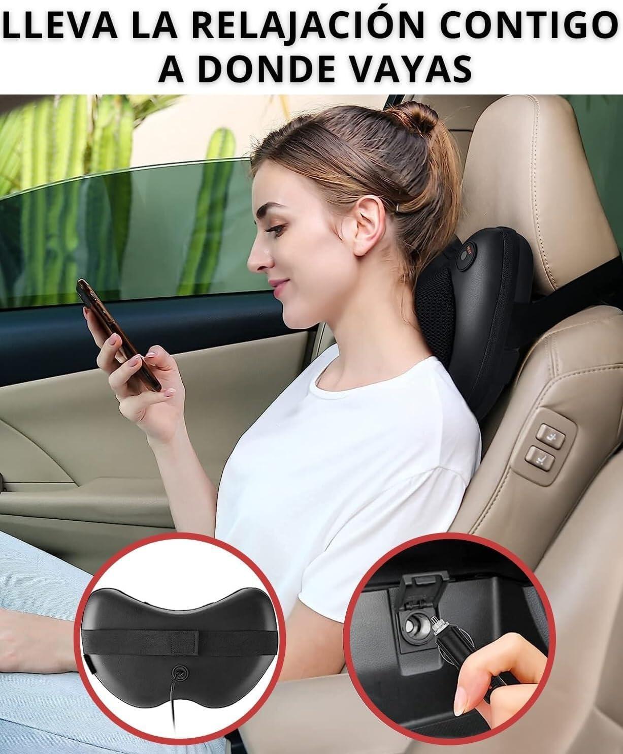 Almohada Masajeadora Eléctrica: ¡Adiós al Dolor de Cuello y Espalda!