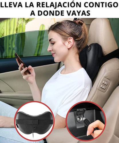 Almohada Masajeadora Eléctrica: ¡Adiós al Dolor de Cuello y Espalda!